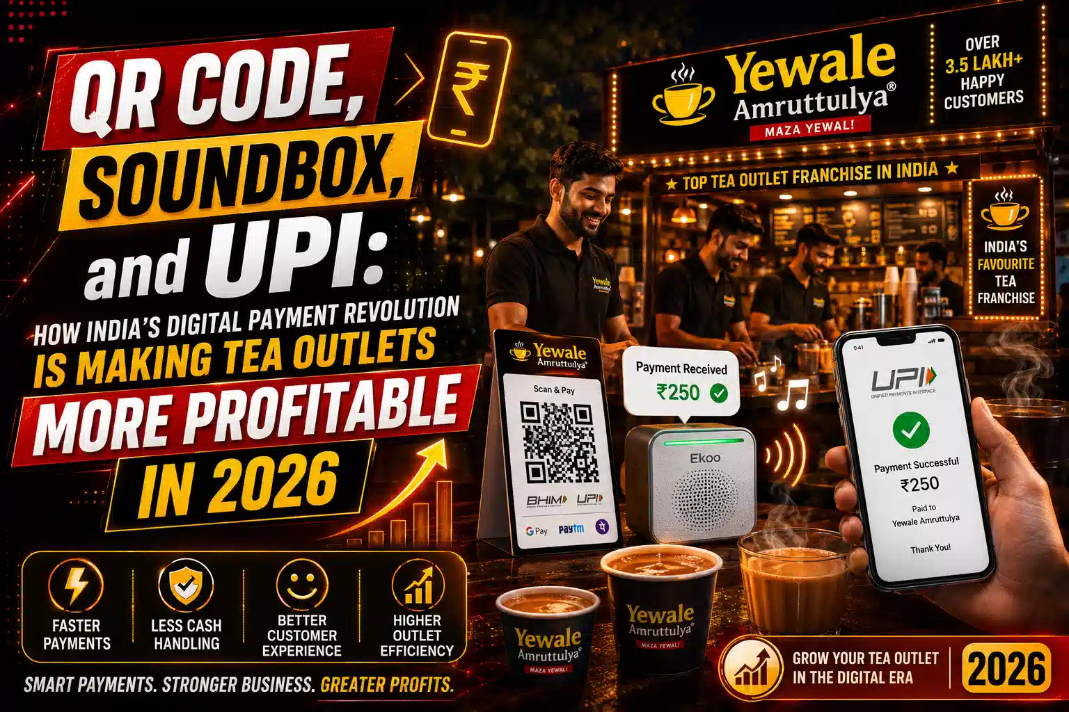 QR Code, Soundbox, and UPI: How India's Digital Payment Revolution Is Making Tea Outlets More Profitable in 2026
