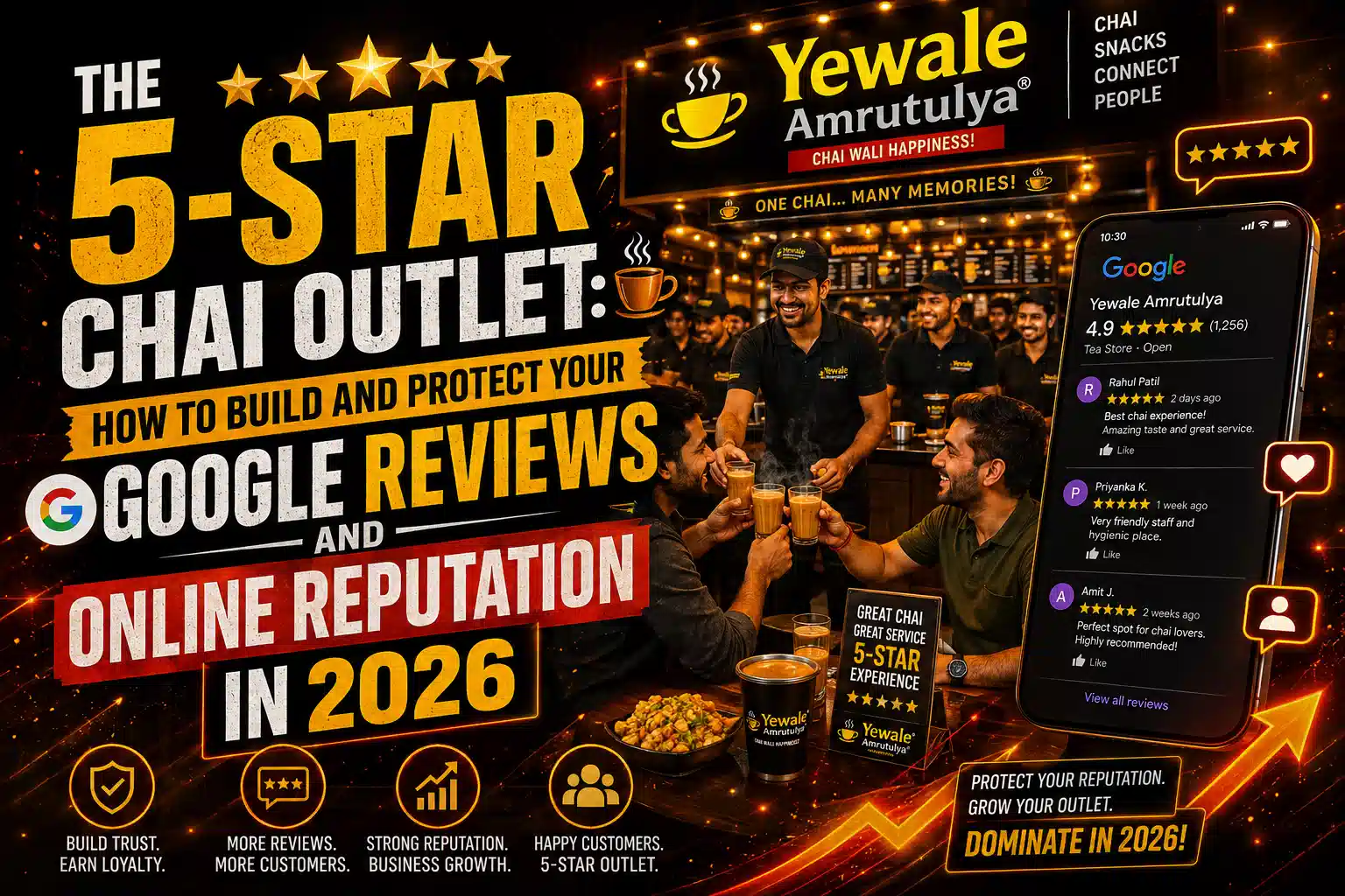 The 5-Star Chai Outlet: How to Build and Protect Your Google Reviews and Online Reputation in 2026