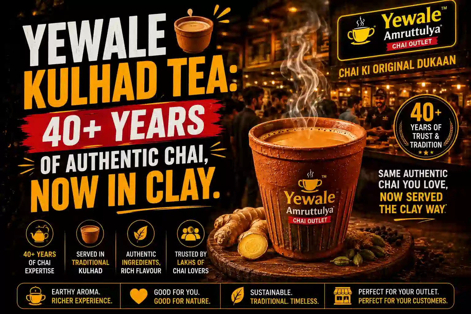 Yewale Kulhad Tea: 40+ Years of Authentic Chai, Now in Clay